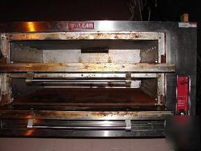 Vulcan 4 decks bread bakery pizza gas oven
