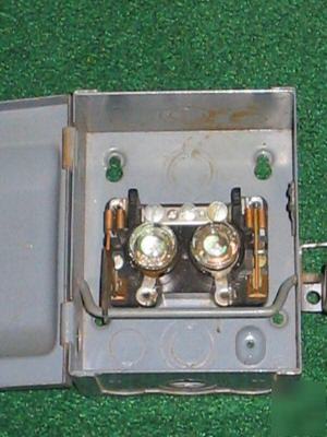 Wadsworth electrical breaker box...30 amp..euc 