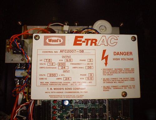 Woods ac inverter 7 1/2 hp * 9.5 kva unused