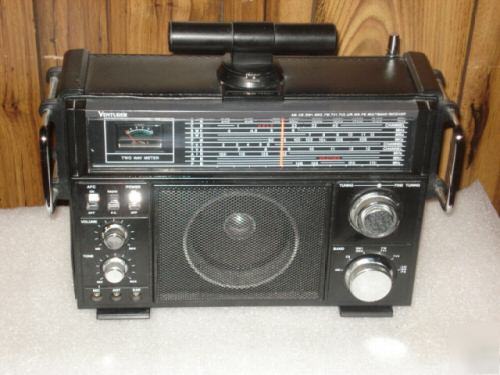  venturer am fm cb sw short wave tv multiband radio 