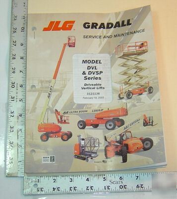 Jlg service & maint.-dvl & dvsp driveable vertical lift