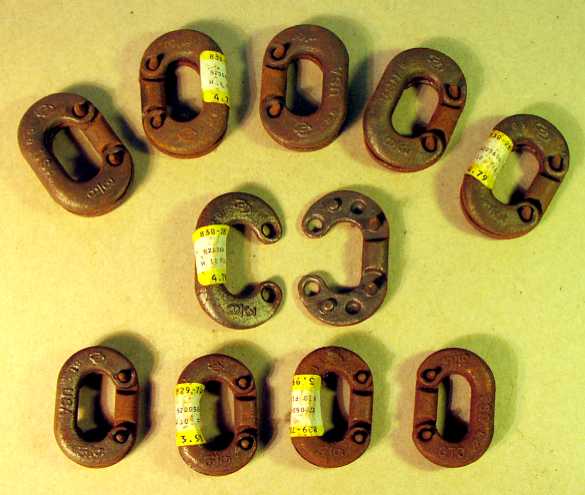 10 sets of chain repair links two sizes