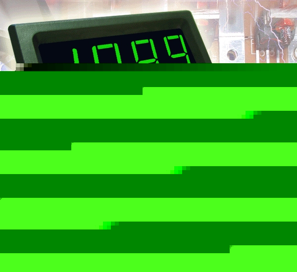 200A dc green led digital panel amp meter w/ regulator