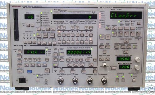 Advantest D3286 error detector with option 72