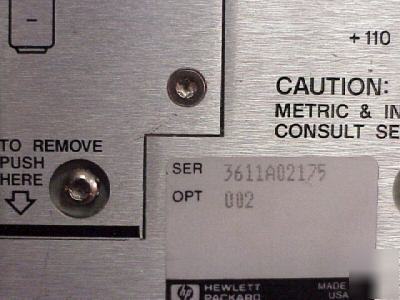 Agilent 8560E portable spectrum analyzer w/tracking gen