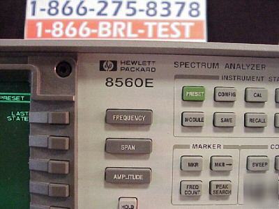 Agilent 8560E portable spectrum analyzer w/tracking gen