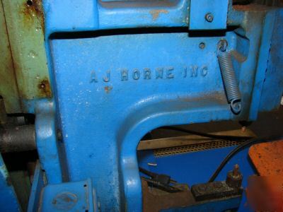Aj horn inc. eyelet insertion punch press af-500