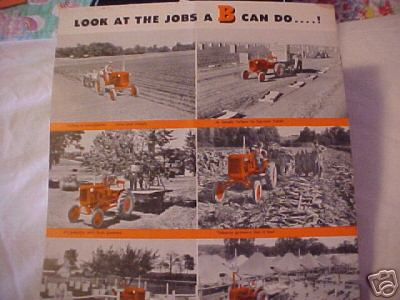 Allis-chalmers b tractor brochure