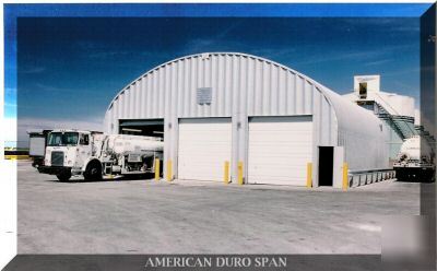 Amerduro steel arch building S40X40X16' metal buildings