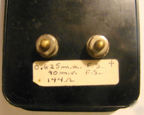 Antiqu ham radio meter ac dc triplett electrical instum
