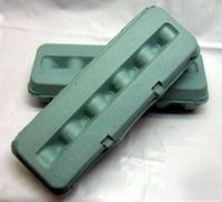 Blue ckf blank eggcartons, #egpcbl-250BL