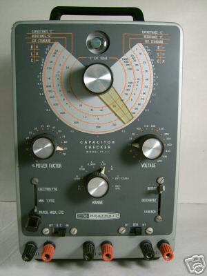 Heathkit capacitor checker model it-11 