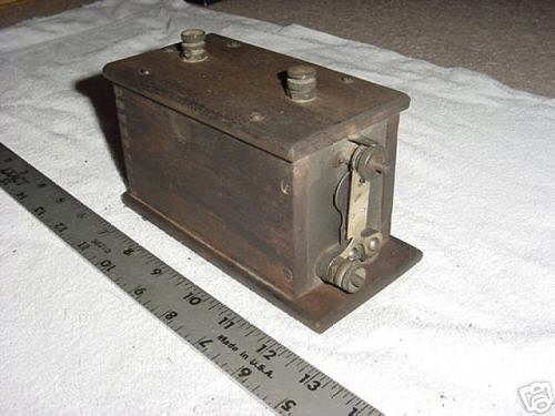 High tension buzz coil , hit miss gas engine antique