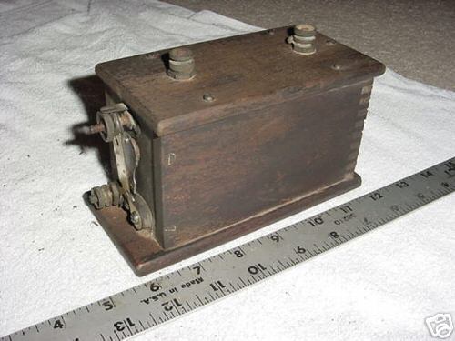 High tension buzz coil , hit miss gas engine antique