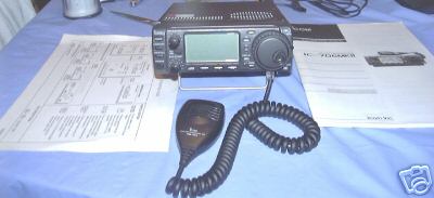 Icom ic-706 mkii hf/vhf transceiver mint low shipping