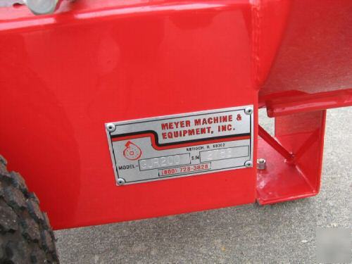 Meyer machine, commando, gas powered vacume with hoses.