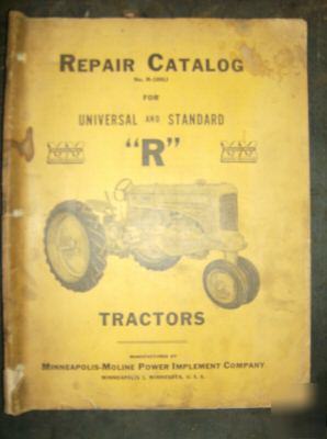 Minneapolis moline mm universal & standard r repair