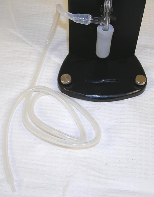 New alltech~glass tube flowmeter w/stand~0 - 1.0 ml~ 