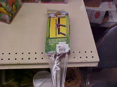 New gate anchor for livestock gates by speeco