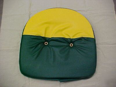 New john deere seat padded cushion w/drain holes, 