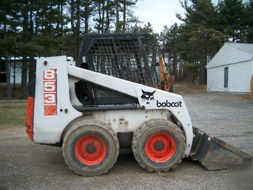 Nice 1995 bobcat 853 diesel skidsteer no ohio