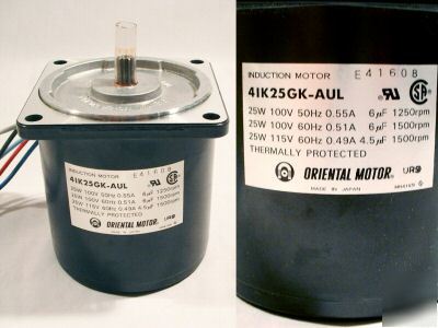 Oriental motor induction electric motor ac 4IK25GK-aul 