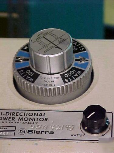 Sierra 164B radio frequency (rf) wattmeter - not bird 