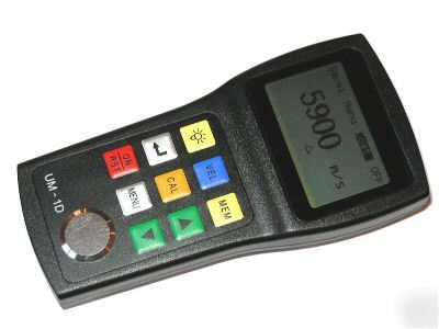 Through coating/paint: um-1D ultrasonic thickness gauge
