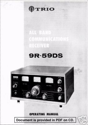 Trio kenwood lafayette 9R-59DS 9R59DS operating manual