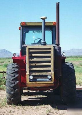 Versatile tractor 4 wheel drive v-8 diesel engine