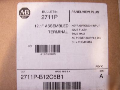  allen bradley panel view plus 1250 - 2711P-B12C6B1