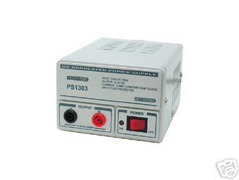 12V 13.8 volt power supply 5 amp cb & ham radio base
