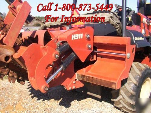 2003 ditch witch RT70H trencher & backhoe - 673 hours