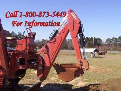 2003 ditch witch RT70H trencher & backhoe - 673 hours