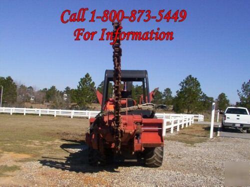 2003 ditch witch RT70H trencher & backhoe - 673 hours