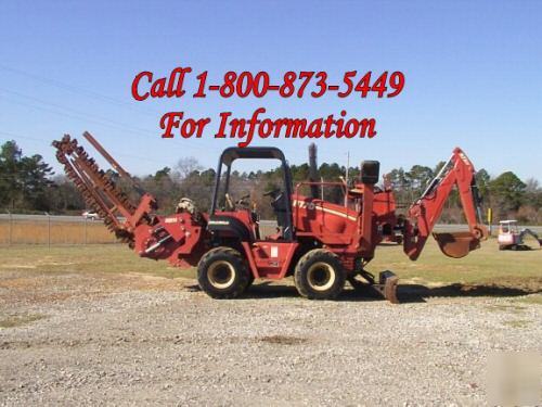 2003 ditch witch RT70H trencher & backhoe - 673 hours