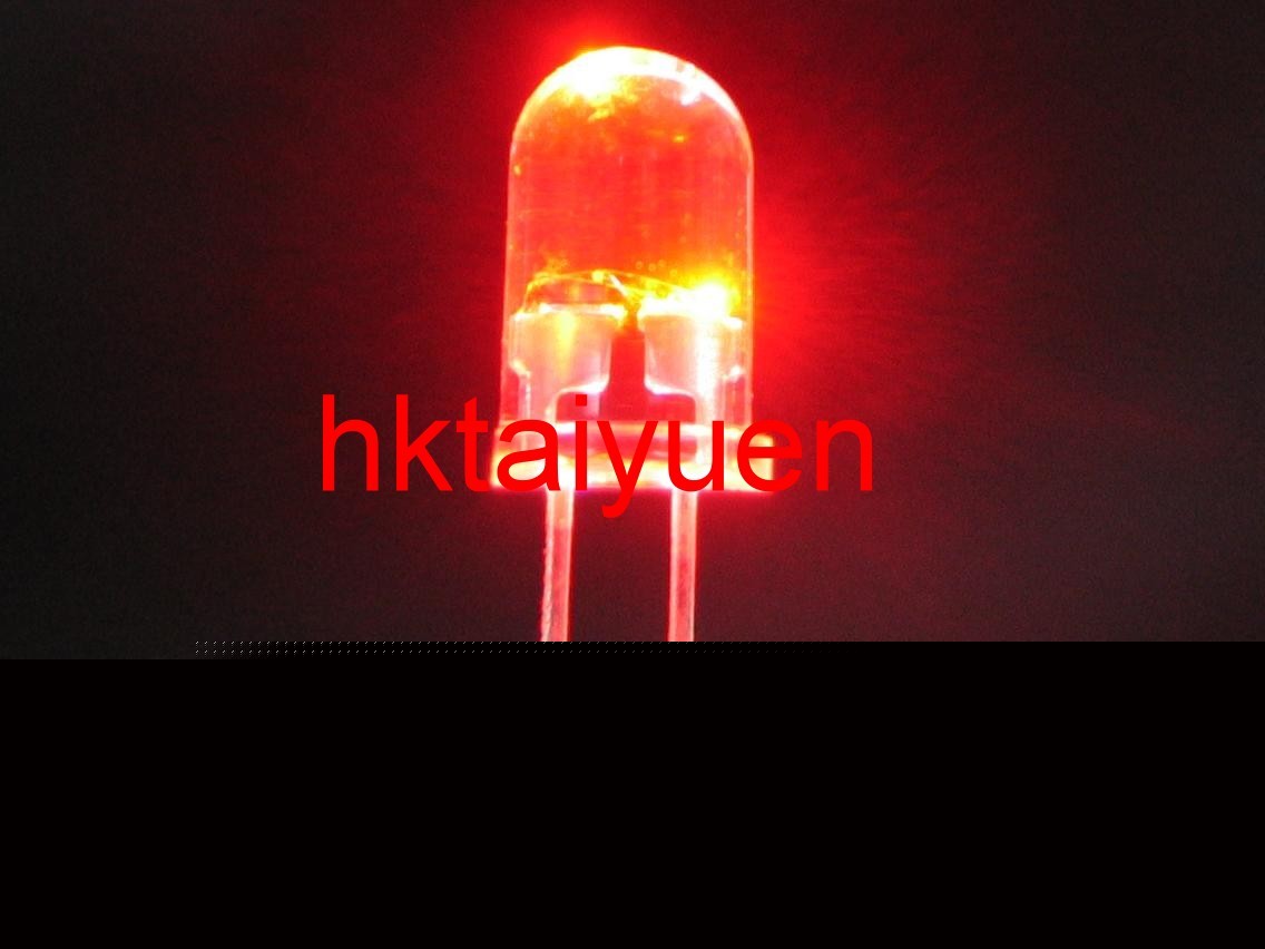 30X 5000MCD 3MM red led ultra bright free resistors