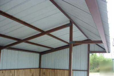 9X20 all steel loafing shed 