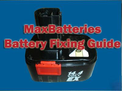 Dewalt 14.4V 15.6V 18V 24V battery fixing guide