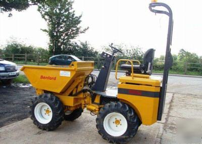 High tip dumper thwaites excavator