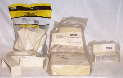 Hubbell BT3BC5 raceway fittings-lot of 6 assorted style