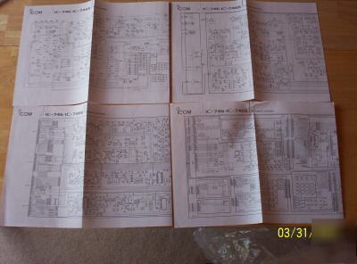 Icom ic-746 transceiver and pc software - excellent