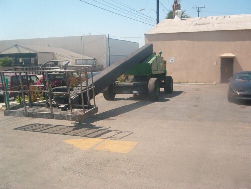 Manlift boom lift, telescoptic, snorkelift, 80 feet hig