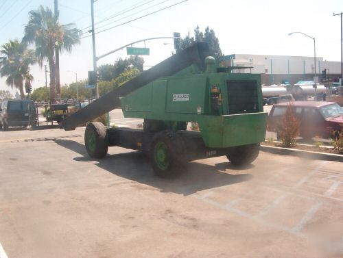 Manlift boom lift, telescoptic, snorkelift, 80 feet hig