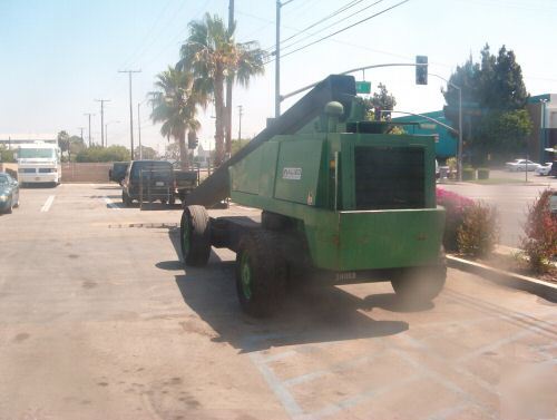 Manlift boom lift, telescoptic, snorkelift, 80 feet hig
