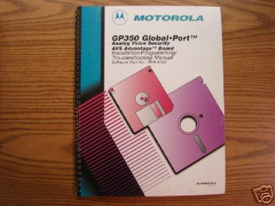 Motorola GP350 avs board installation and porgramming