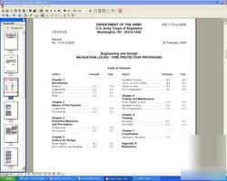 Navigation locks - fire protection provisions cd