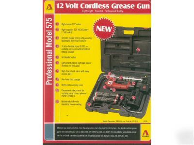 New 12 v cordless grease gun alemite 