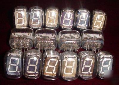 New 20 large nixie tubes iv-22. 