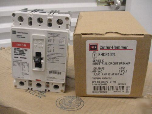 New cutler hammer EHD3100 circuit breaker. in box 
